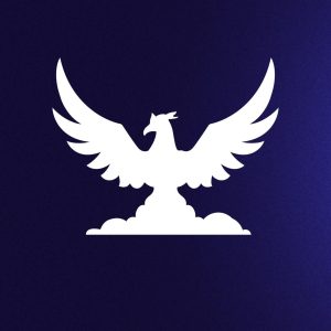 The BeFree app icon, a white phoenix on navy