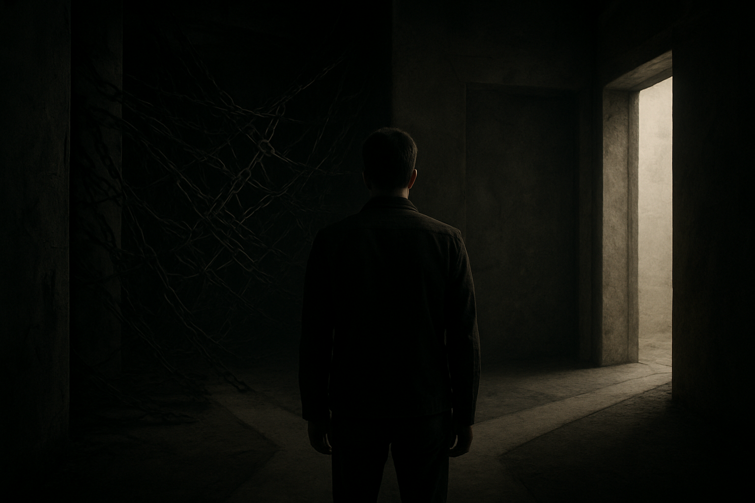 Man experiencing identity shift in porn recovery - management vs resolution